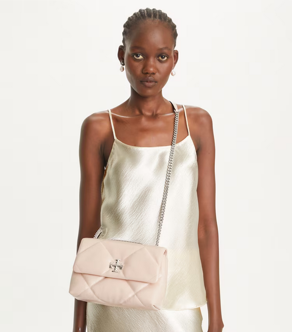 SMALL KIRA DIAMOND QUILT SHOULDER BAG