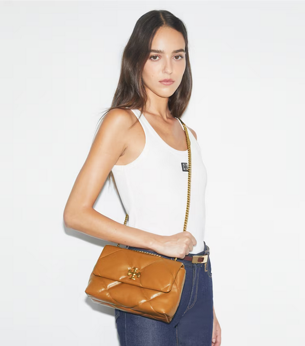 SMALL KIRA DIAMOND QUILT SHOULDER BAG