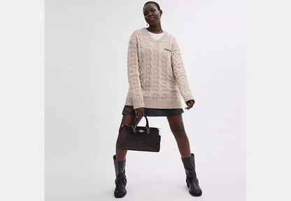 Georgia Satchel Bag In Signature Canvas
