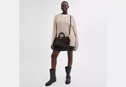 Georgia Satchel Bag In Signature Canvas
