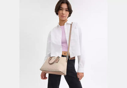 Georgia Satchel Bag In Signature Canvas
